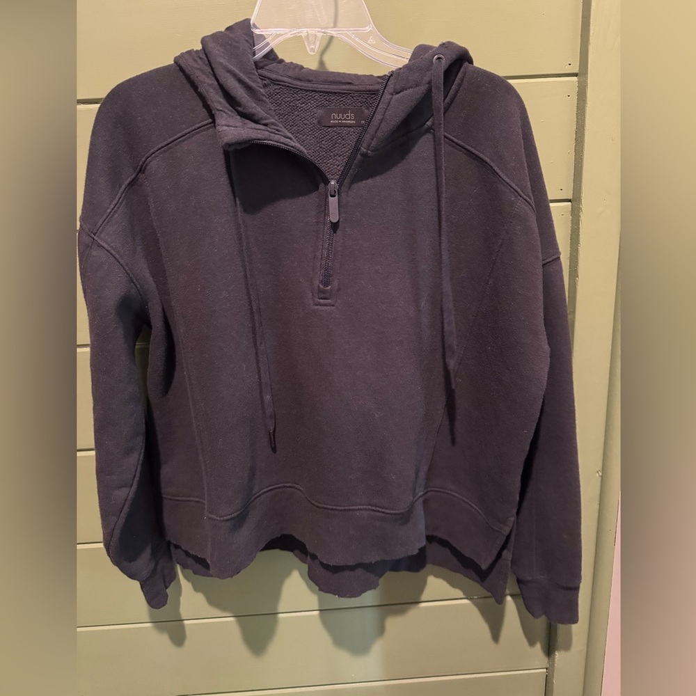 Nuuds vintage fleece downtime quarter zip pullover